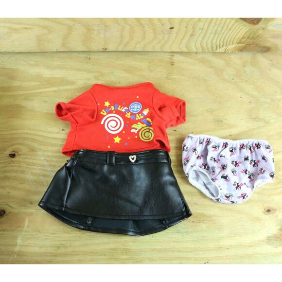 Build A Bear Plush HG Honey Girl Risa Pink BABW Clothes No Sound 2 Outfits - Picture 5 of 8